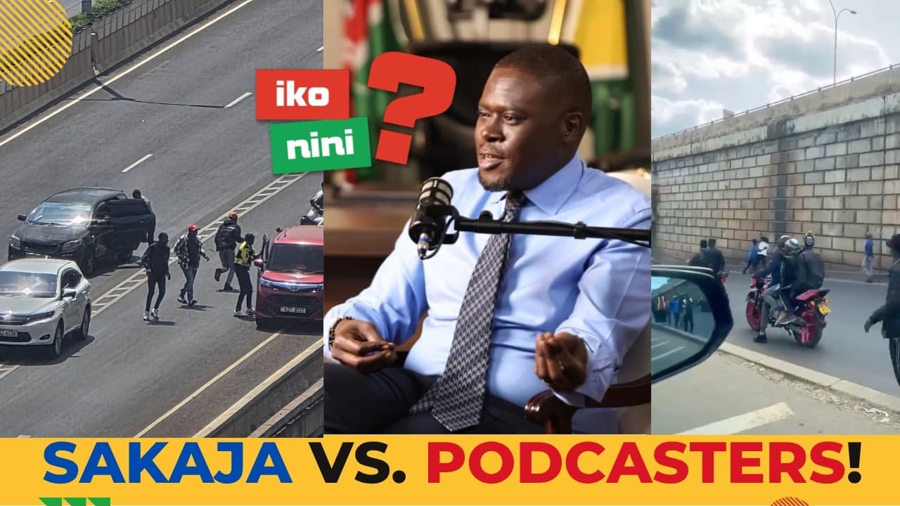 Sakaja Becomes a Podcaster Amid Nairobi Security Crisis on the Expressway & Nairobi Streets