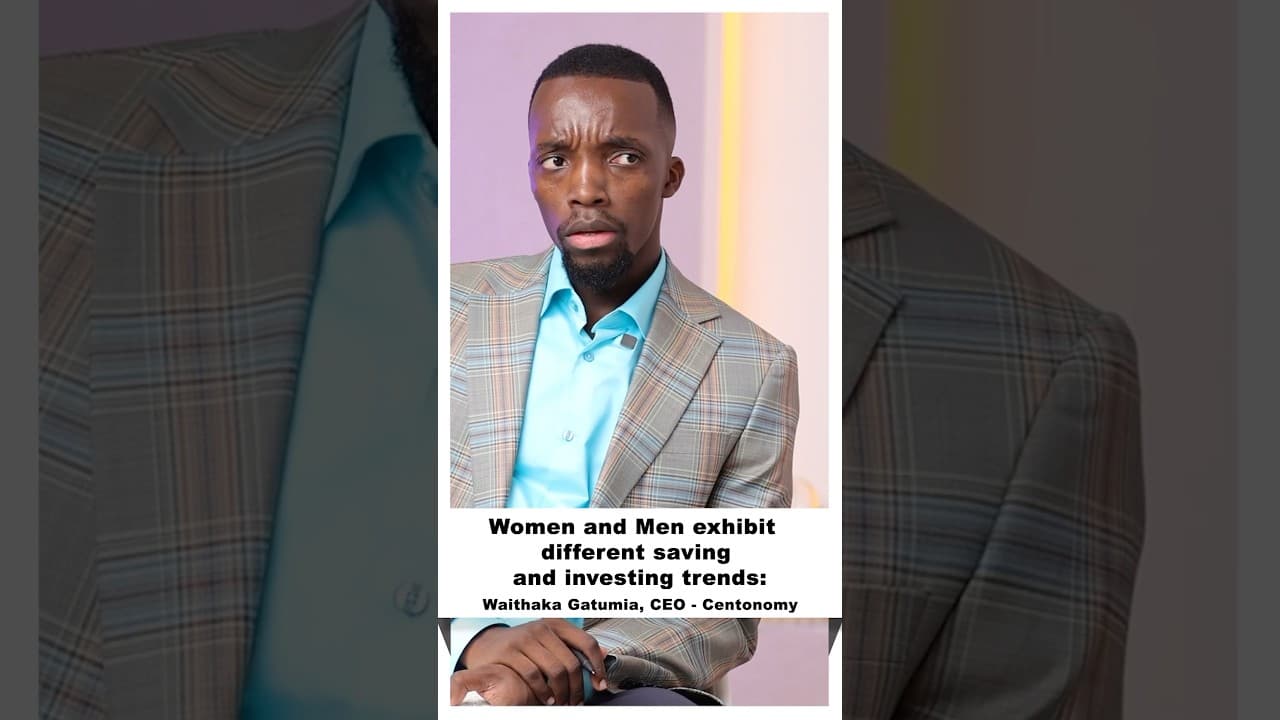 There's a big difference between saving and investing, but which one is better?~ Waithaka Gatumia