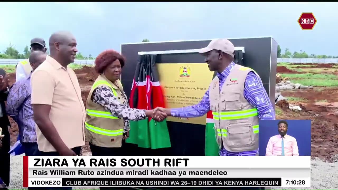 Rais Ruto azindua miradi kadhaa ya maendeleo eneo la South Rift