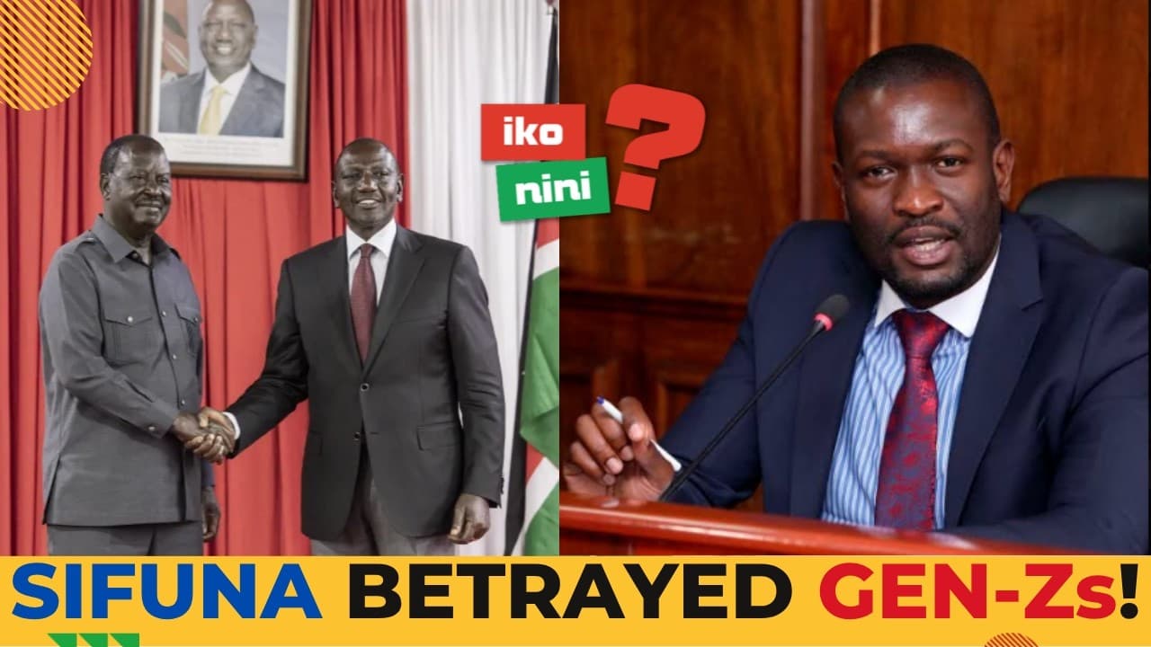 “Sifuna Was There With Ruto!” Tuju Reveals Where Kenya’s Broad-Based Government Was Born