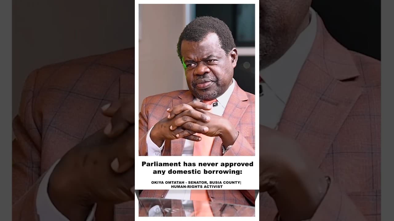 Parliament has never approved a single cent of domestic borrowing since 2010 ~ Okiya Omatata