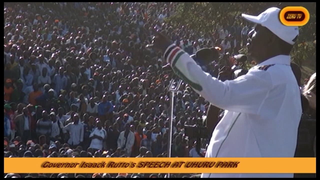 Raila's speech during NASA flagbearer Unvailing where he was declared the NASA flag bearer .