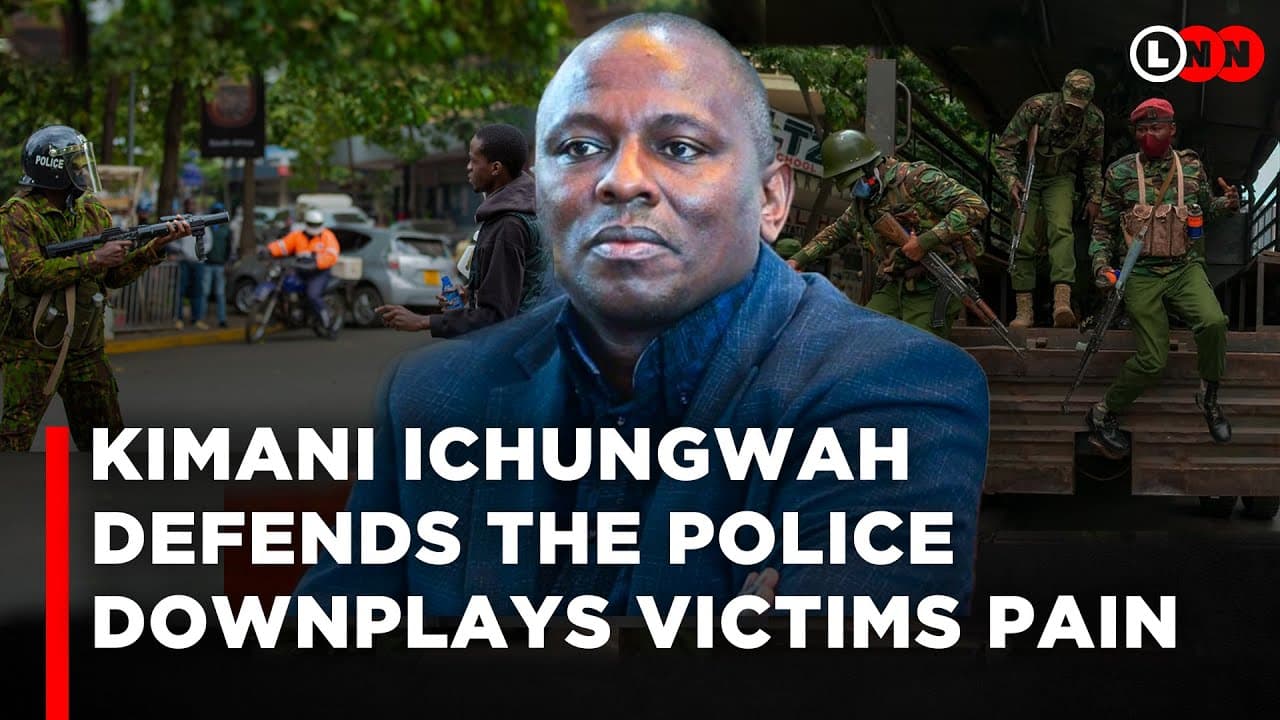 Mocking the Dead?Kimani Ichung’wah Downplays Extra-Judicial Killings Tells Kenyans To Respect Police