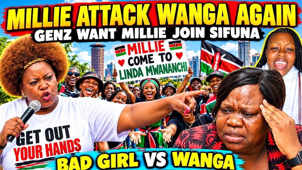 UNBELIEVABLE Millie Odhiambo ATTACK Gladies Wanga Again Making GENZs Tell Her to JOIN Sifuna