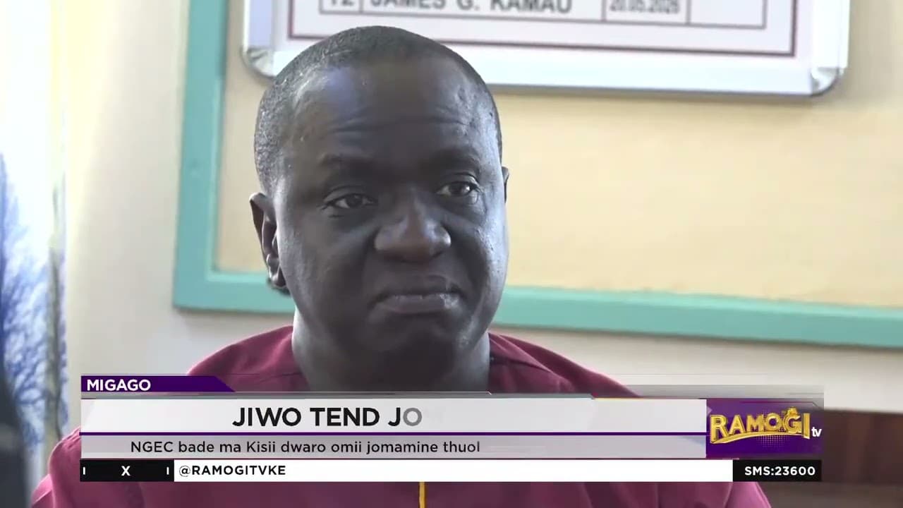 NGEC bade ma Kisii dwaro omii jomamine thuolo mar laro lemo mag telo