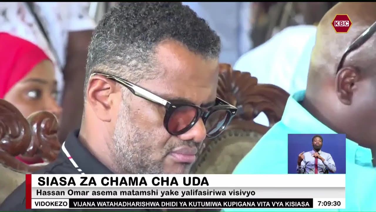 Katibu Mkuu wa UDA Hassan Omar asema matamshi yake yalifasiriwa visivyo