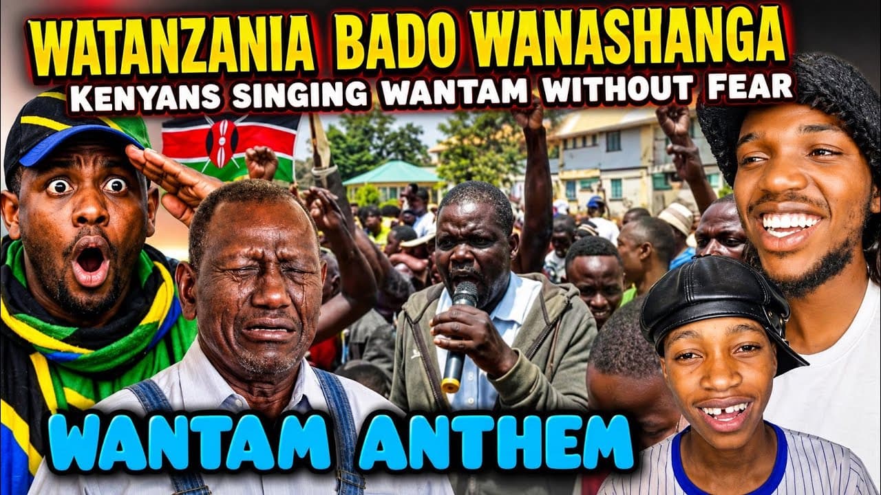 HILARIOUS Tanzanians SHOCKED Seeing Kenyans ENJOYING Singing WANTAM Anthem Without FEAR