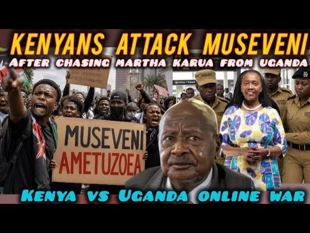 ANGRY Kenyans ATTACK Ugandan MUSEVENI after Arresting & Deporting MARTHA KARUA