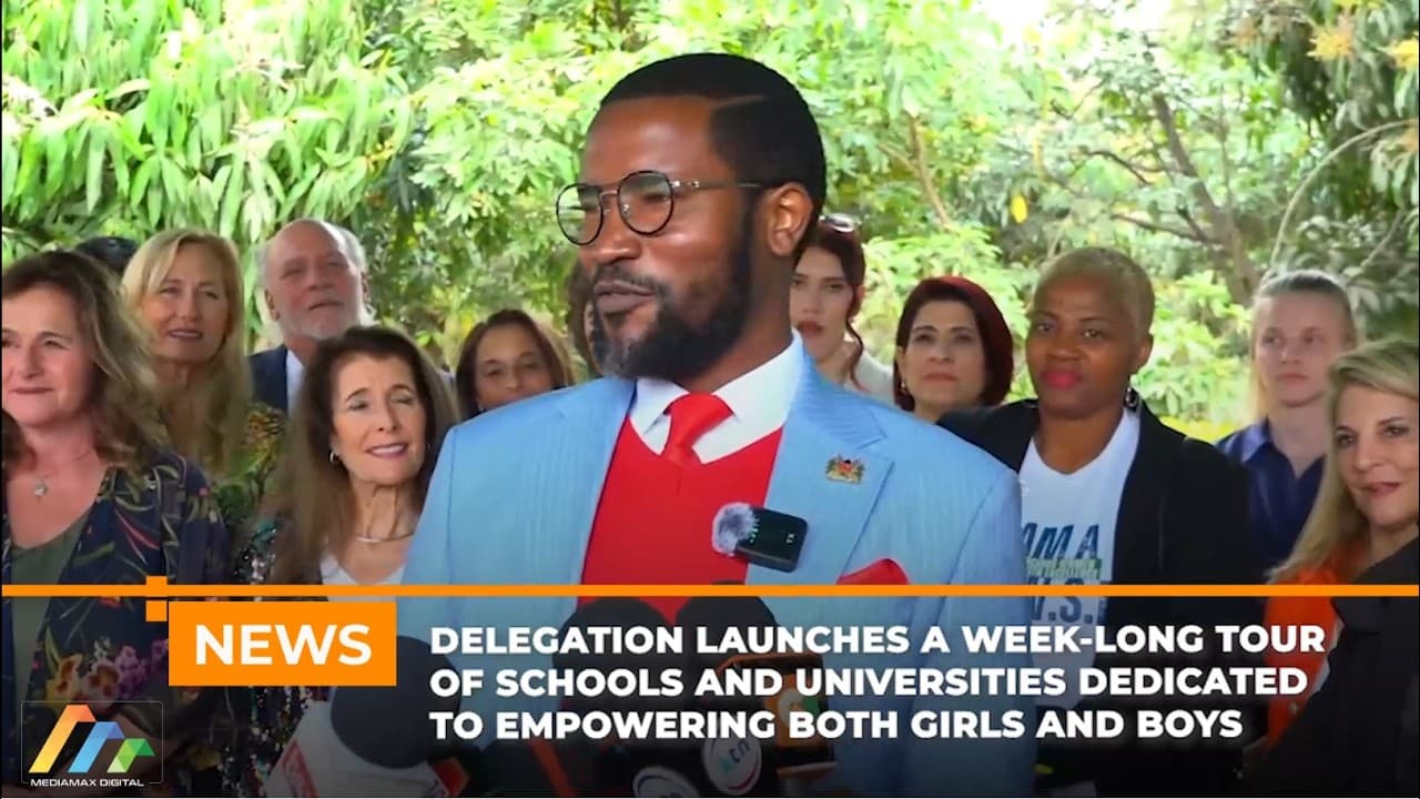 ​Delegation launches a week-long tour of schools, dedicated to empowering girls and boys