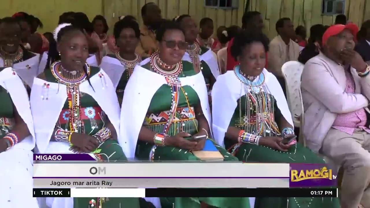 Jagoro mar arita Raymond Omollo oyuore e nyasi mar siro mine Narok East