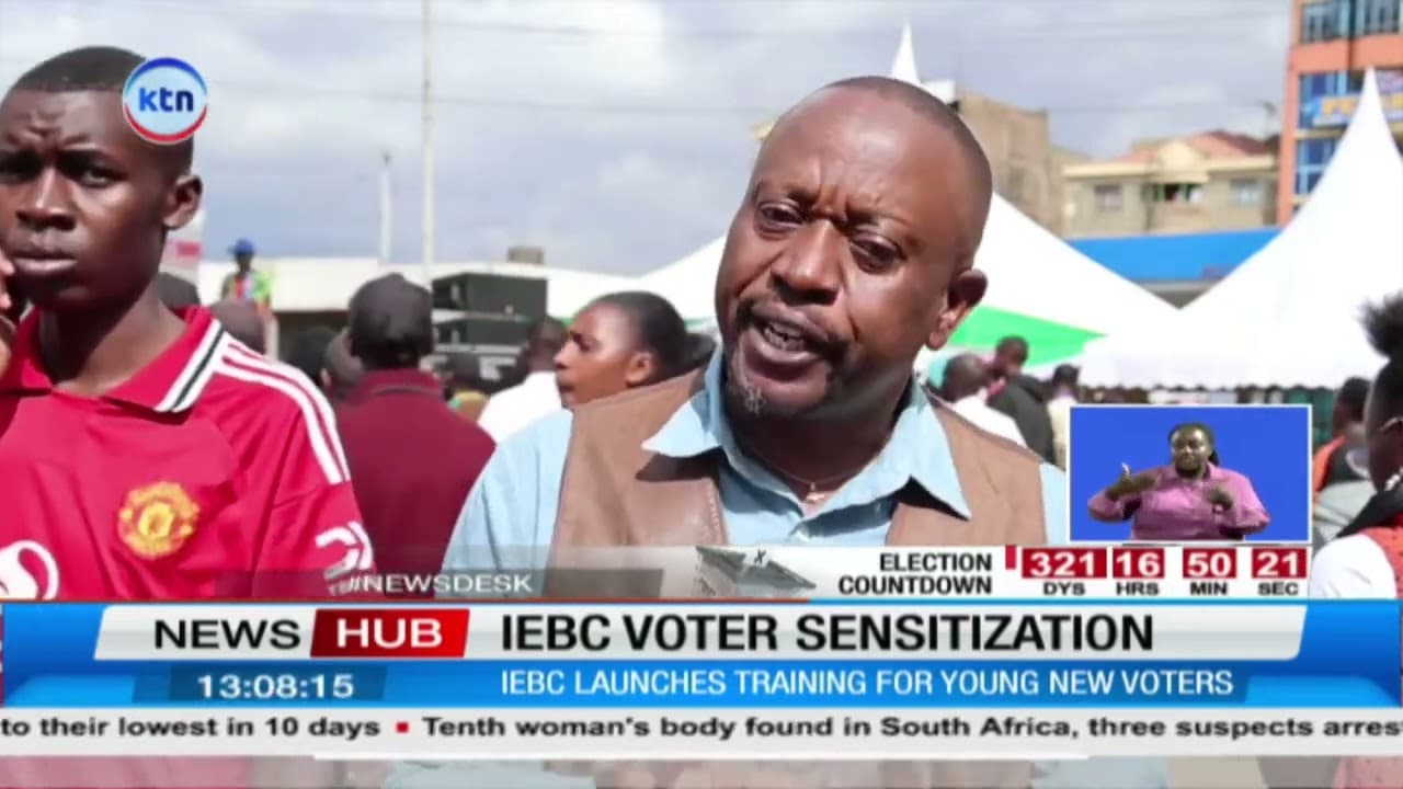 IEBC Launches Training for First-Time Young Voters Ahead of Elections