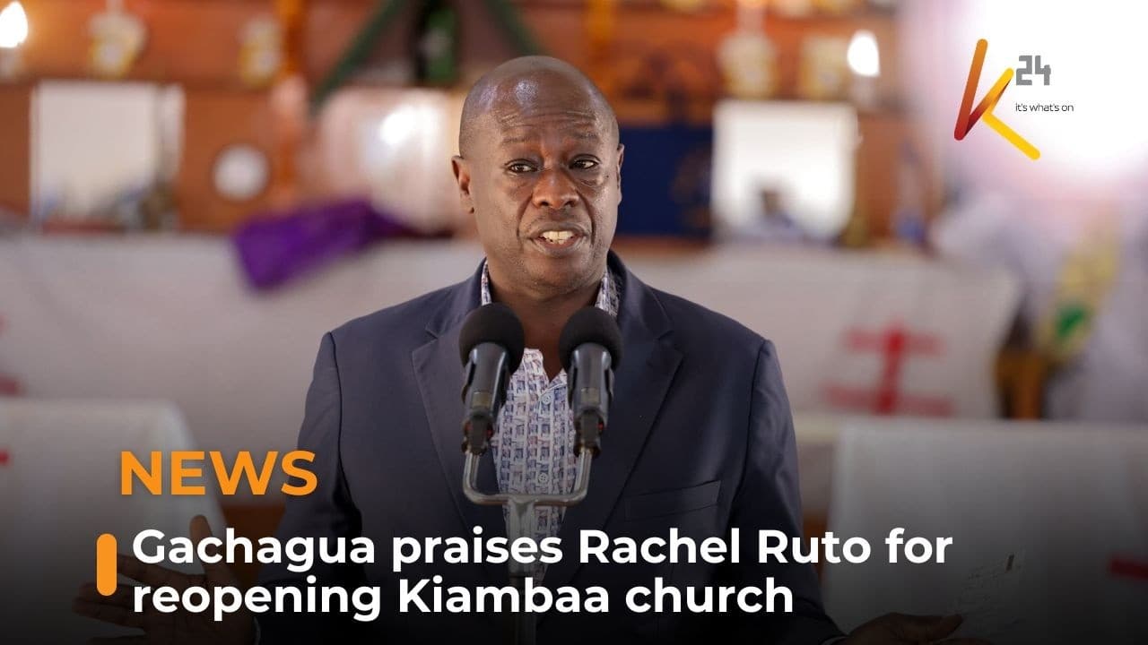 Gachagua praises Rachel Ruto for reopening Kiambaa church