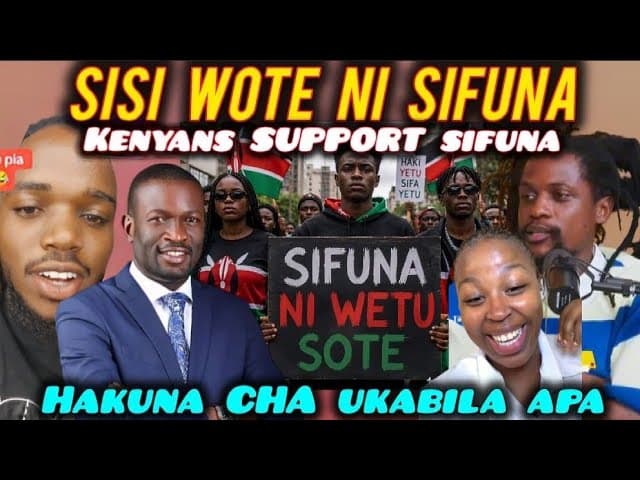 FUNNY Kenyans are SUPPORTING Senator SIFUNA Claiming He Belongs to Everyone not to Luhyas Only