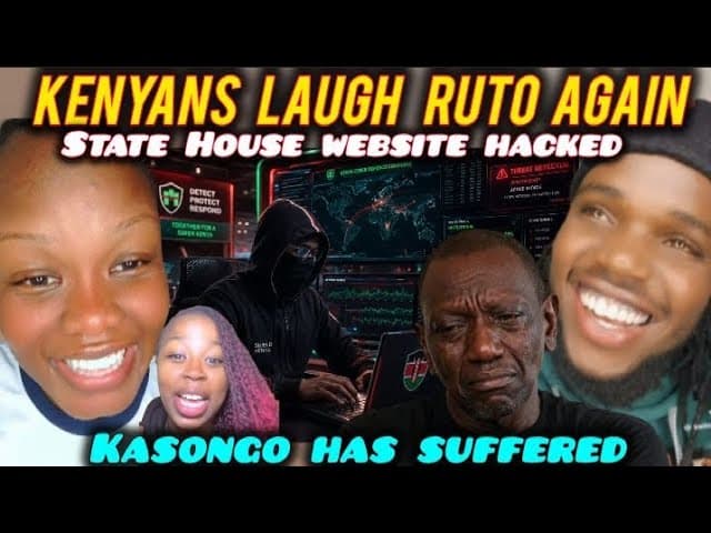 HILARIOUS Kenyans are LAUGHING at RUTO after STATE HOUSE Website Was HACKED Demanding 41.3 Million
