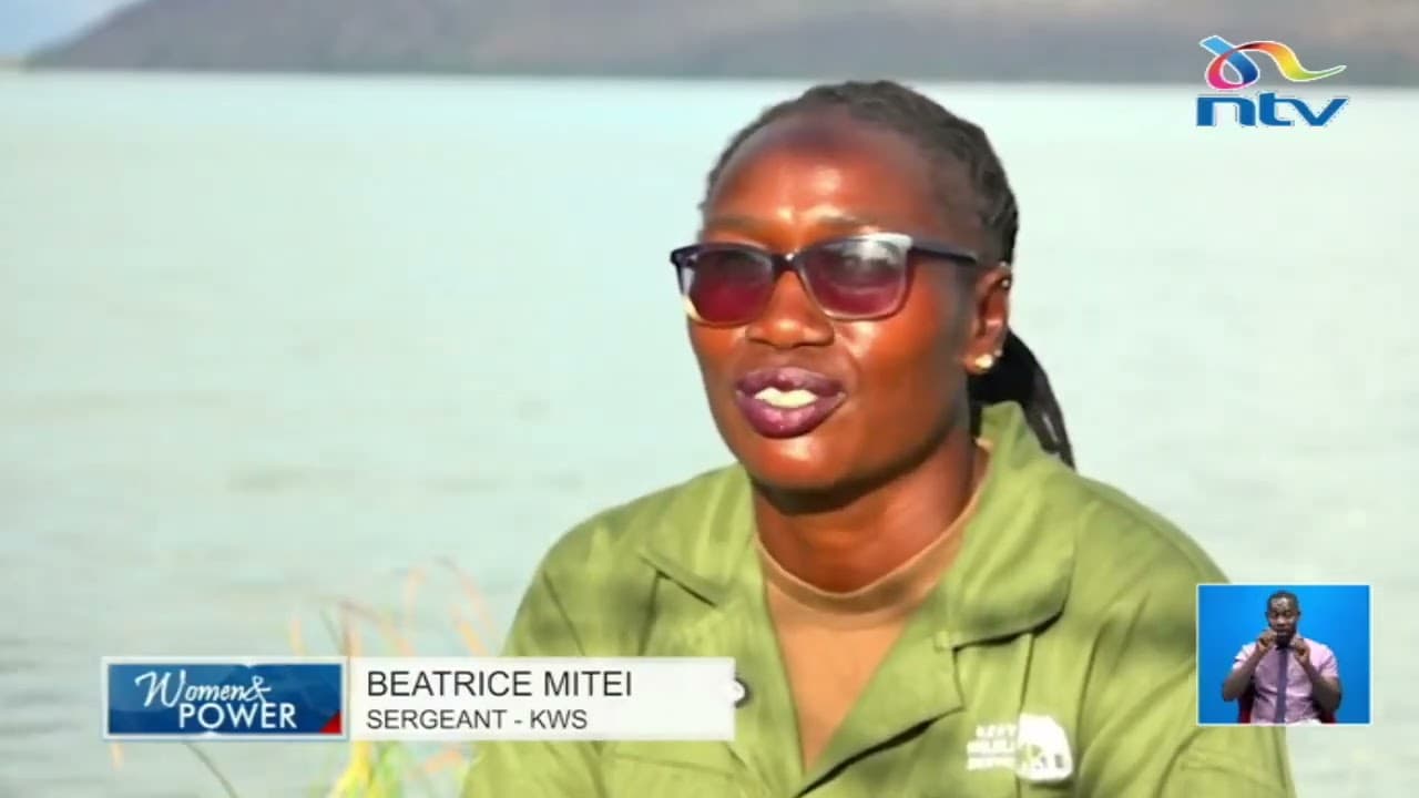 Women and Power | How Sergeant Beatrice Jemutai built a career capturing crocodiles, hippos & lions
