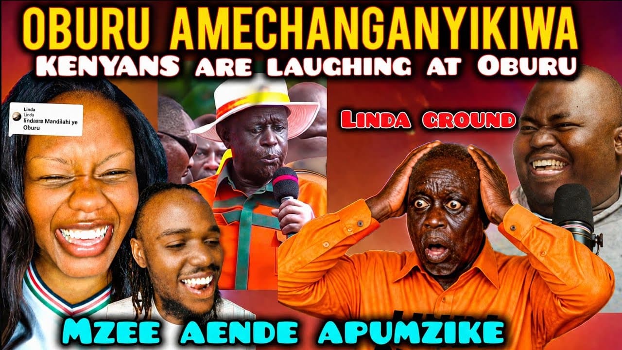 FUNNY Kenyans are LAUGHING at Oburu CONFUSED SPEECH in His ODM Rally