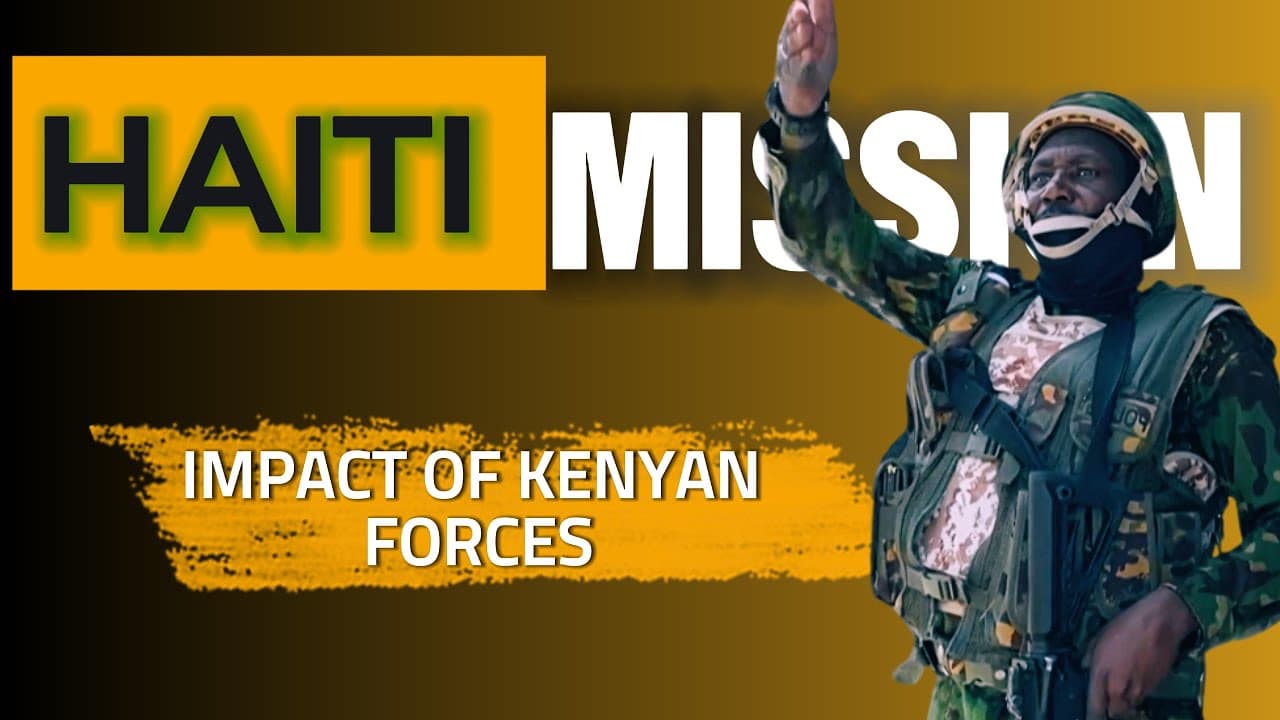 HAITI MISSION | Crucial seaport liberated from gangs by Kenyan & Haitian police forces
