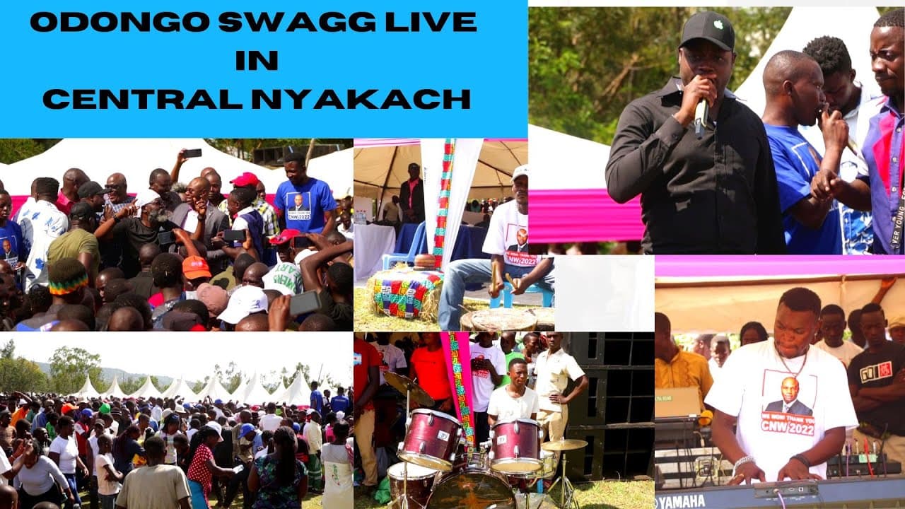 ODONGO SWAGG LIVE IN CENTRAL NYAKACH WARD.
