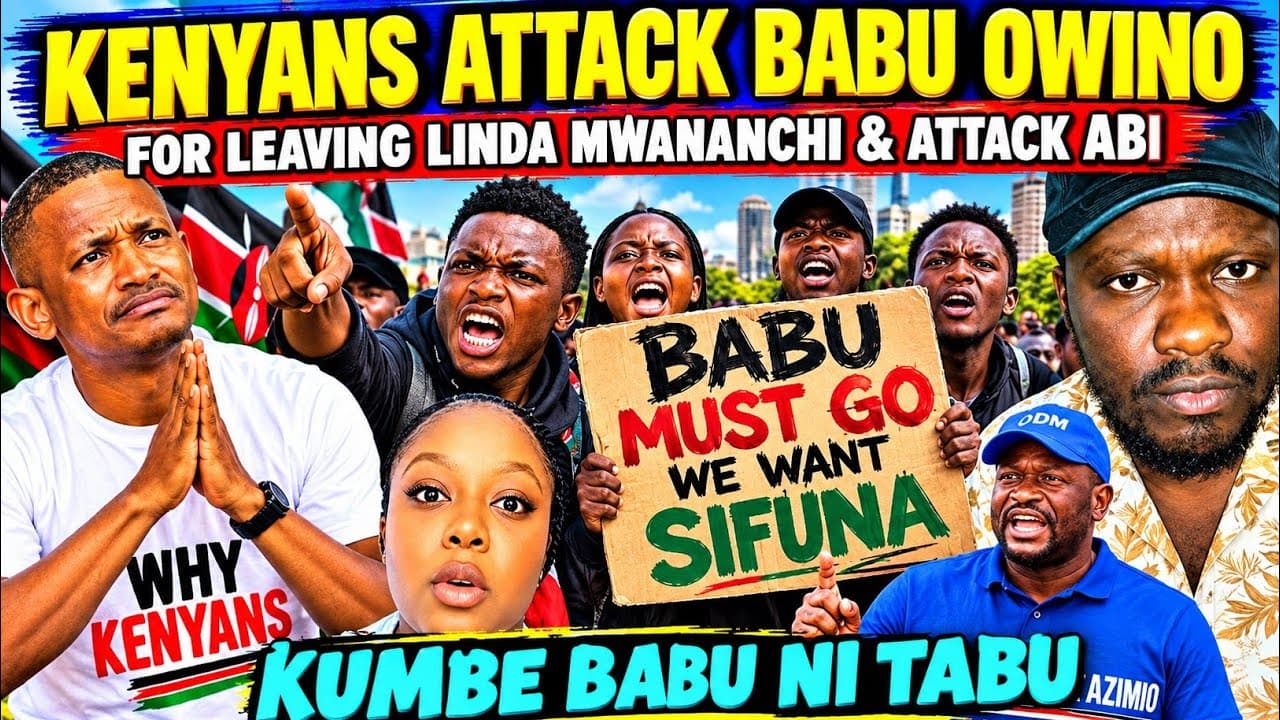 UNBELIEVABLE Kenyan Genzs ATTACK Babu Owino for LEAVING Linda Mwananchi & ATTACKING Abi Zuena