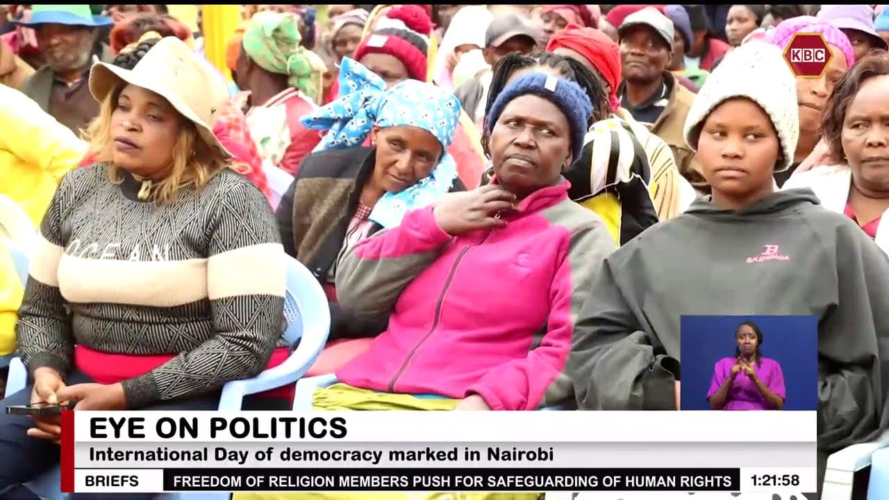 International Day of democracy marked in Nairobi