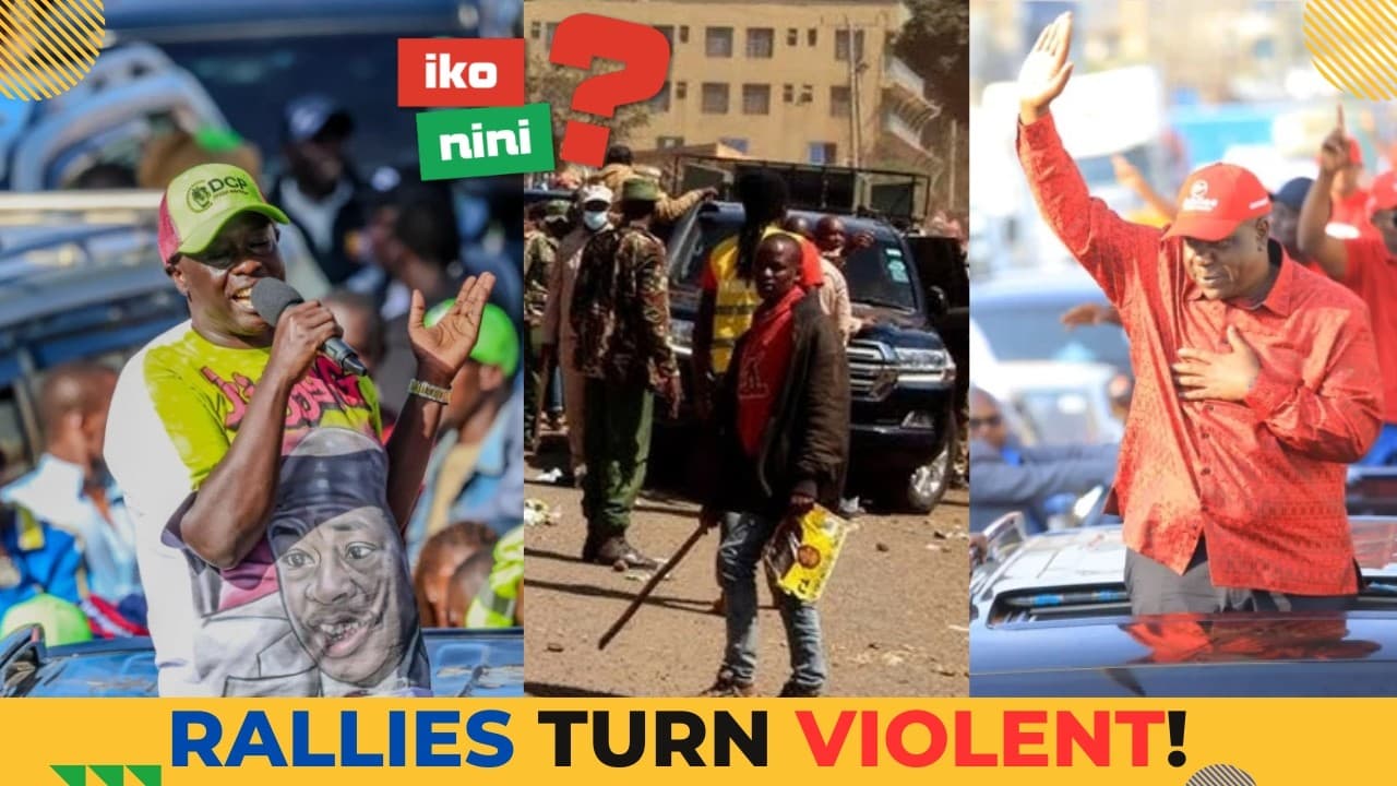 CHAOS IN RIFT VALLEY! Gachagua Convoy Attacked In Nakuru As Matiang'i Is Heckled Out Of Bomet!