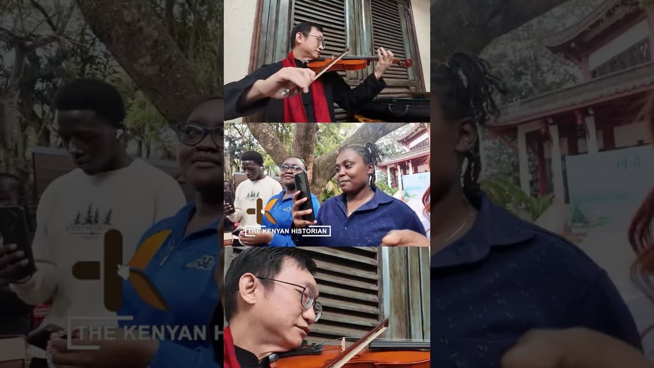 Ndiye Mwamba Ni Salama! Chinese Violinist Loves This Swahili Song