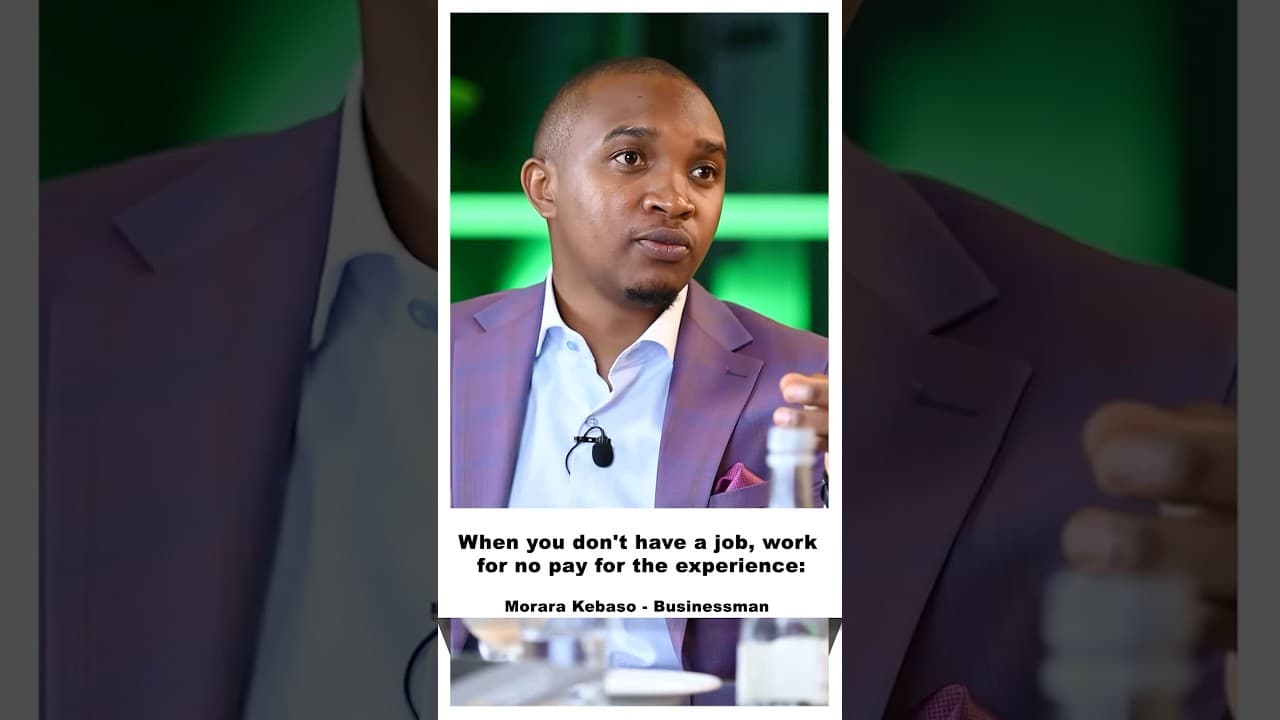 Sometimes the best way to get paid is to work for free. Don't demand for money ~ Morara Kebaso