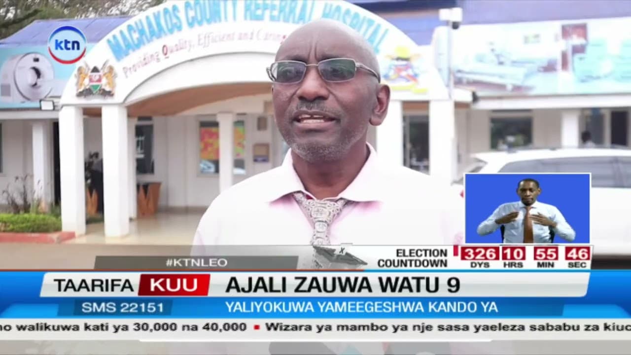 Watu 9 Wafariki Katika Ajali Mbili za Barabarani Machakos na Kisii