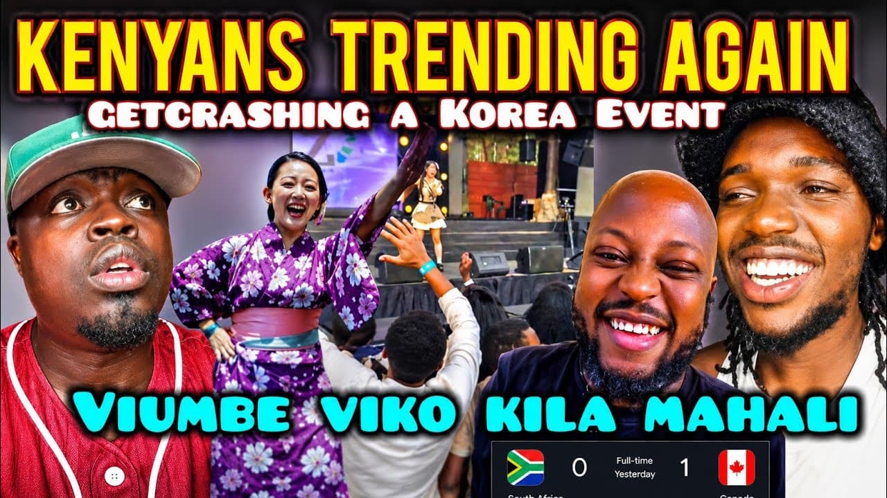 HILARIOUS Kenyans are Trending Again Dancing in a Japanese Event as if they Understand the Language