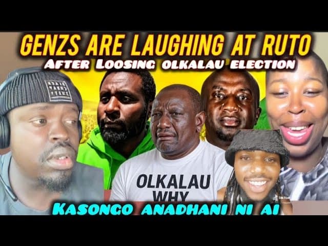 FUNNY Kenyan GENZs are LAUGHING at Ruto after LOOSING Olkalau BY ELECTION to GASHAGUA
