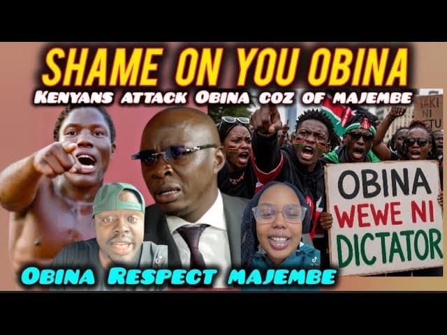 ANGRY Kenyans ATTACK Oga Obina after Majembe Claims MISTREATMENT & DICTATORSHIP in the Contract