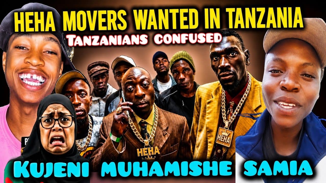 HILARIOUS Tanzanians CONFUSED about HEHA MOVERS Asking Them to Come & MOVE SAMIA