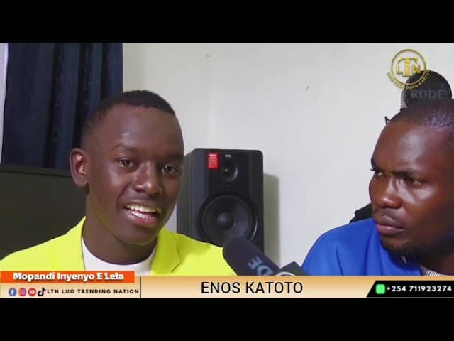 I DON'T TAKE ADVICE FROM BROKE PEOPLE ENOS KATOTO SPEAKS