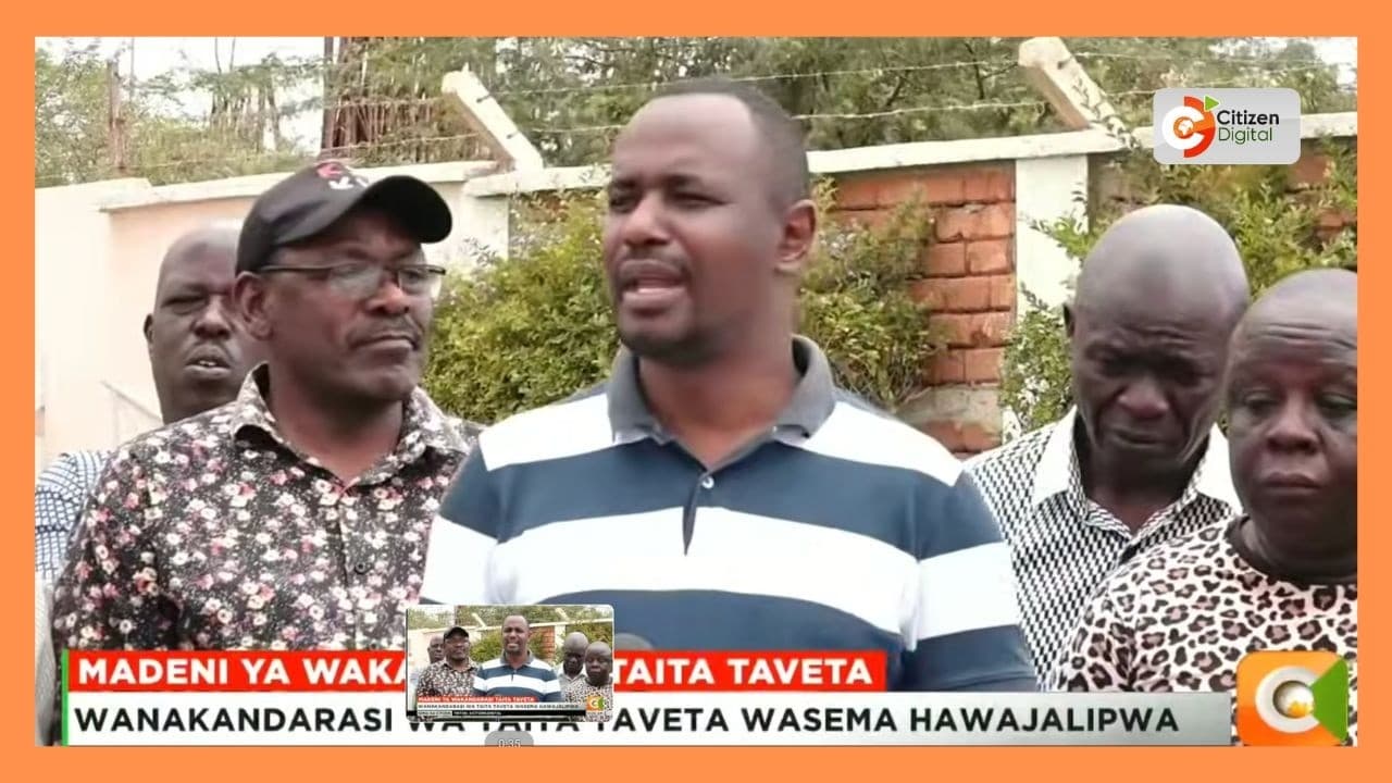 Wakandarasi Taita Taveta Wataka Kulipwa Madeni ya Kuanzia 2013