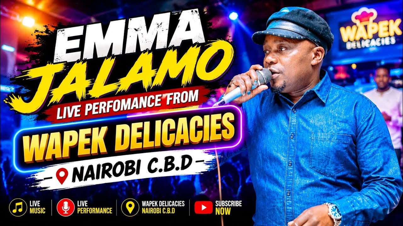 EMMA JALAMO LIVE PERFORMANCE FROM WAPEK DELICACIES, NAIROBI CBD