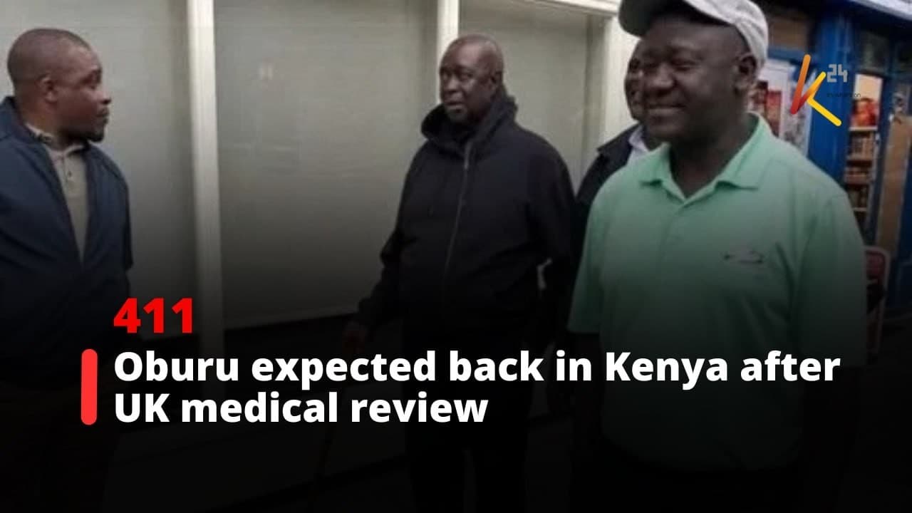 Oburu expected back in Kenya after UK medical review