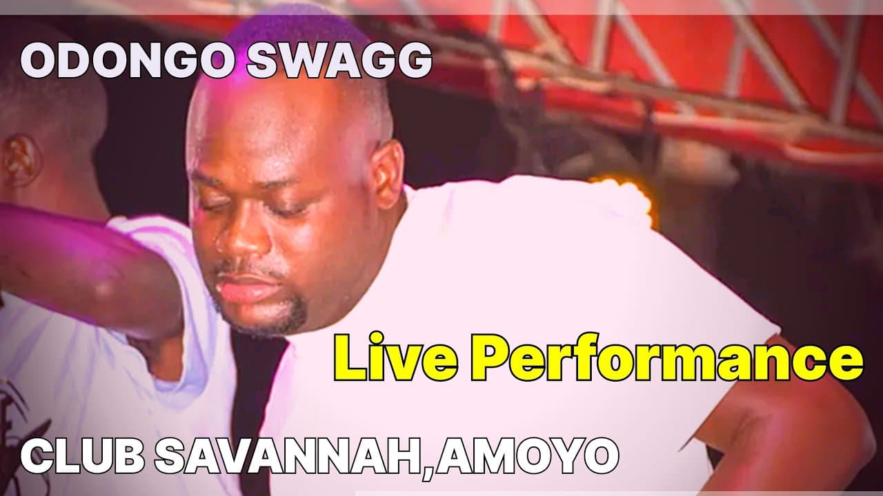 ODONGO SWAGG LIVE PERFORMANCE FROM SAVANNAH CLUB AMOYO