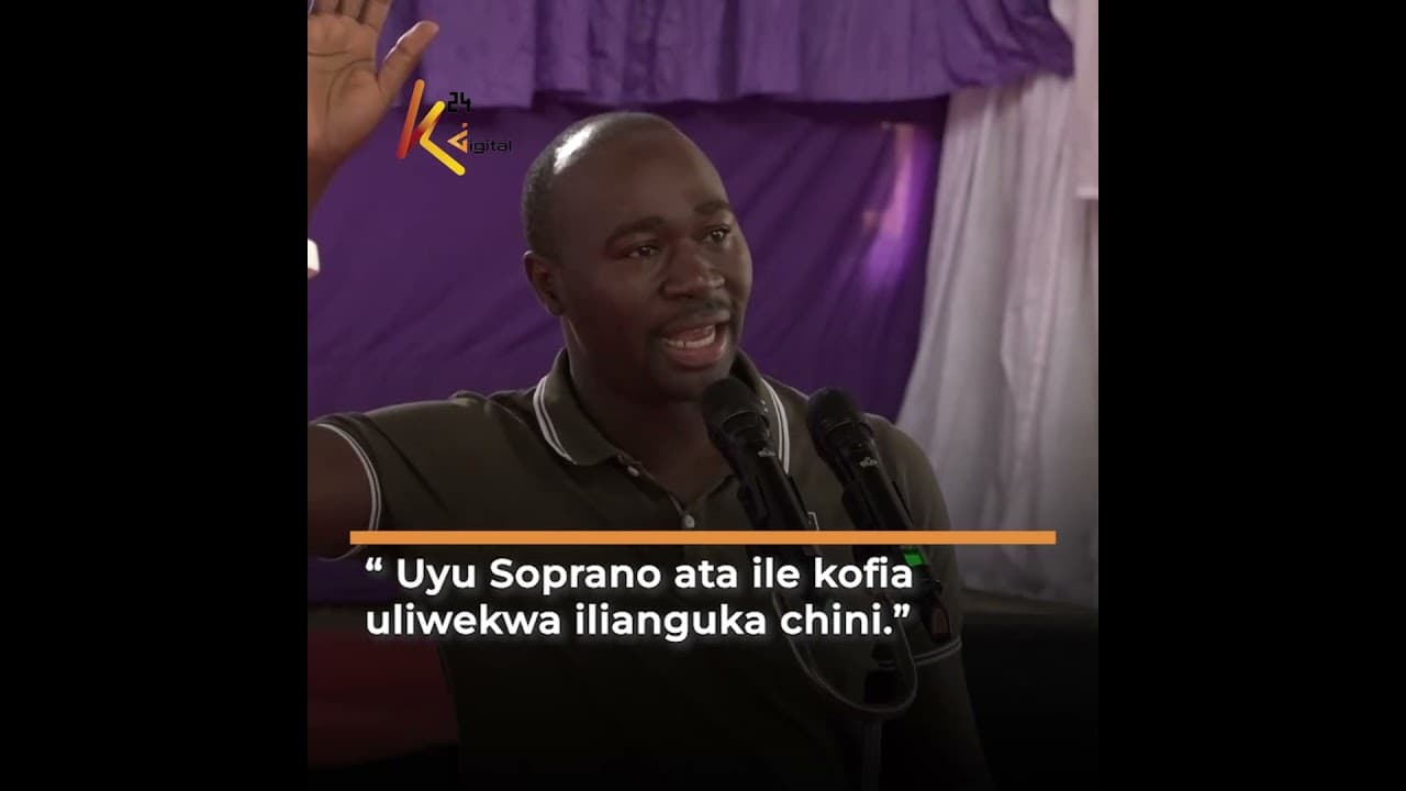 “ Uyu Soprano ata ile kofia uliwekwa ilianguka chini.” - Hon Mukunji