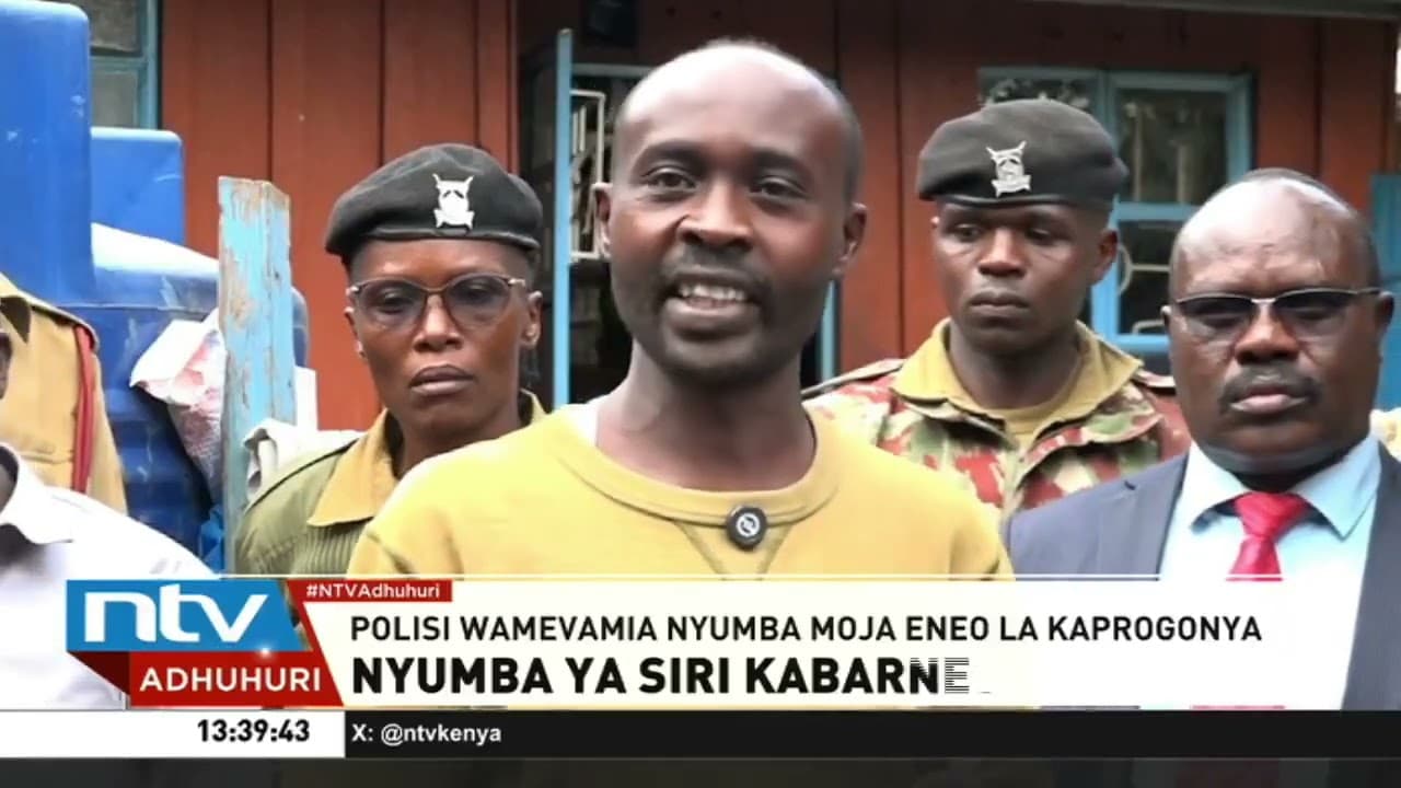 Polisi Kabarnet wagundua sehemu iliyojengwa chini ya choo iliyotumika kuficha 1000l za ethanol
