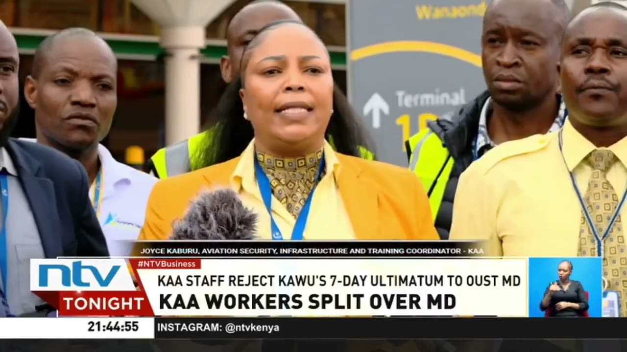 Standoff over the removal of Kenya Airports Authority (KAA) Managing Director Moses Wekesa persists.