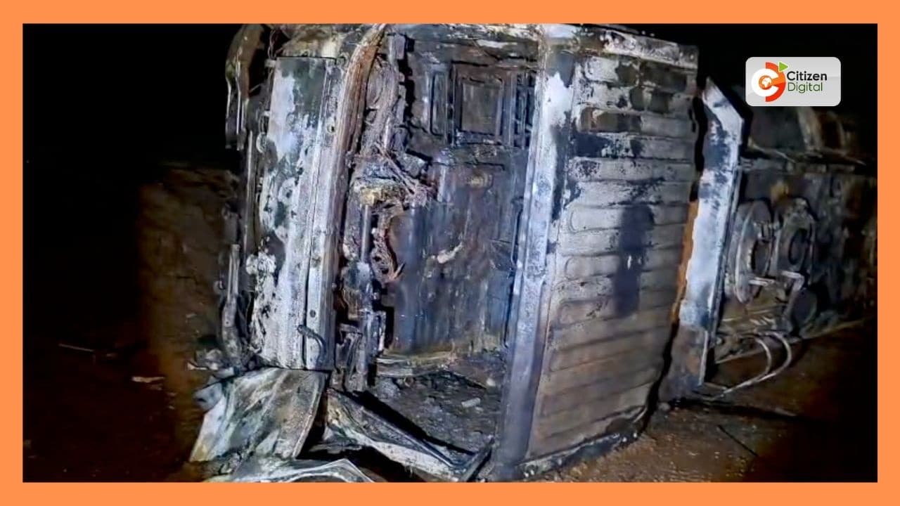 Watu wawili wateketea hadi kufa katika ajali ya lori Turbo kaunti ya Uasin Gishu
