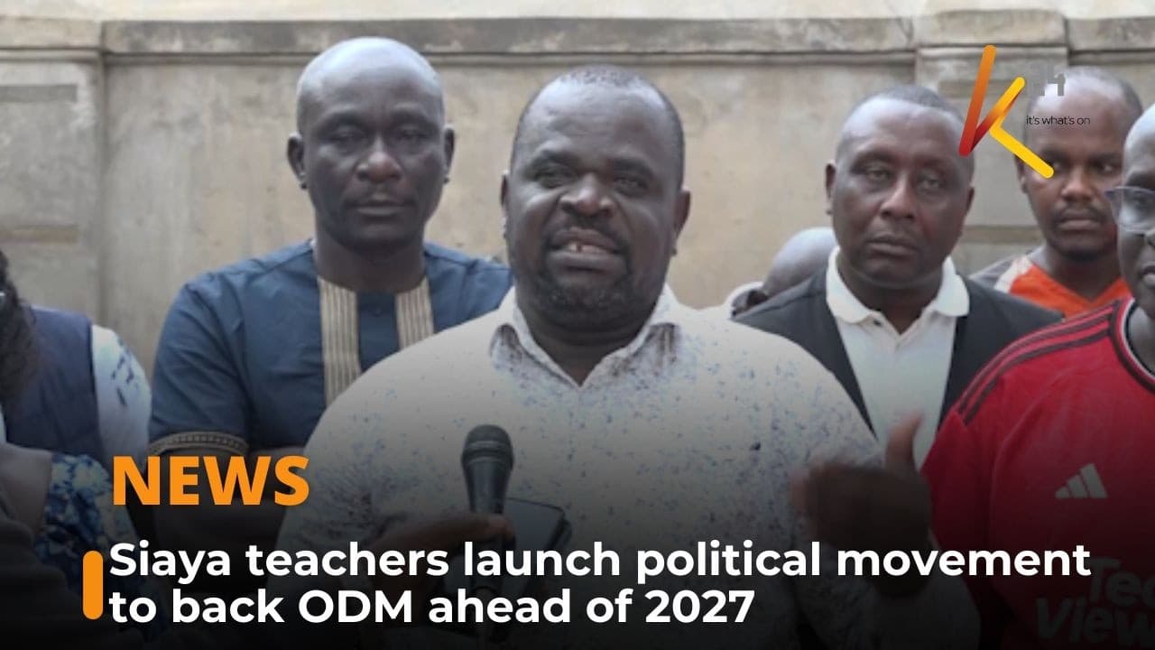 Siaya teachers launch political movement to back ODM ahead of 2027