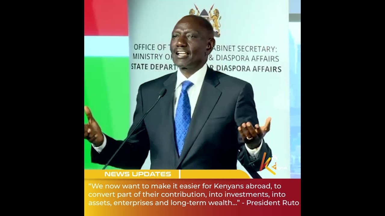 “We want to make it easier for Kenyans abroad, to convert part of their contribution into assets”