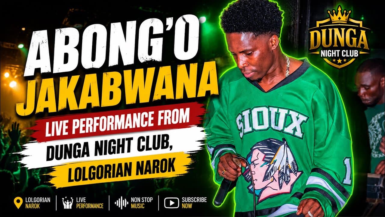 ABONG'O JAKABWANA LIVE PERFORMANCE FROM DUNGA NIGHT CLUB,LOLGORIAN NAROK