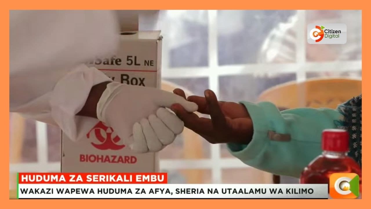 Wakazi wa Runyenjes wapata huduma za serikali bila malipo