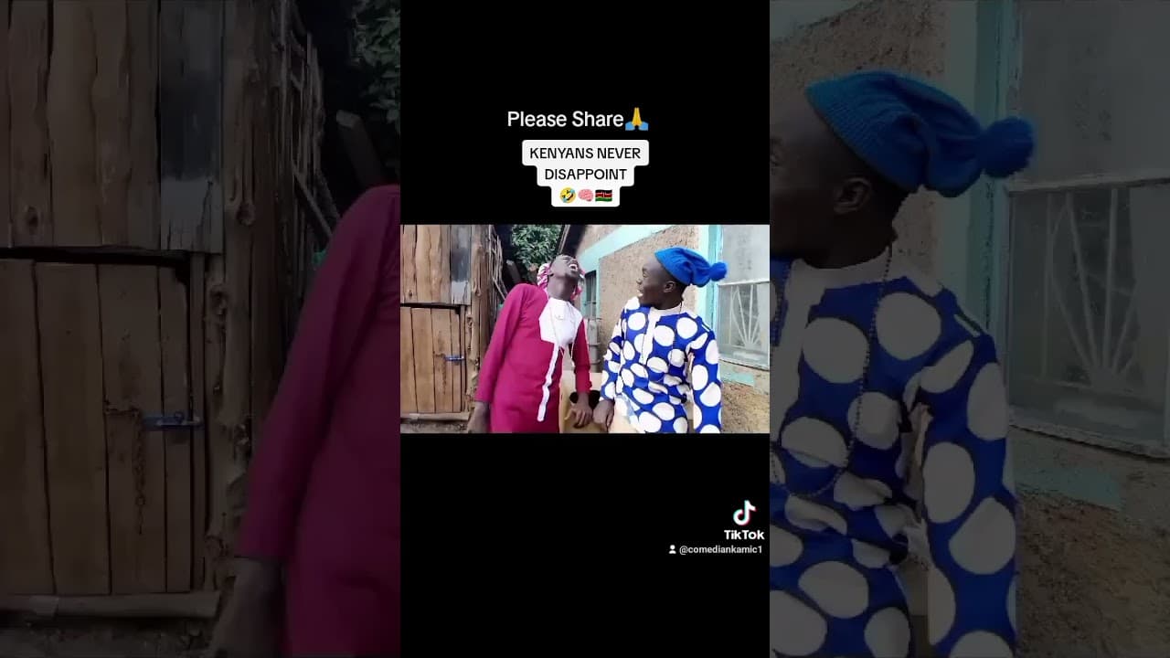 Best Nigerian accent from Kenya🔥🤣🇰🇪
