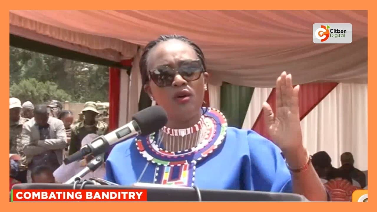 Defence CS Tuya lauds progress in combating banditry