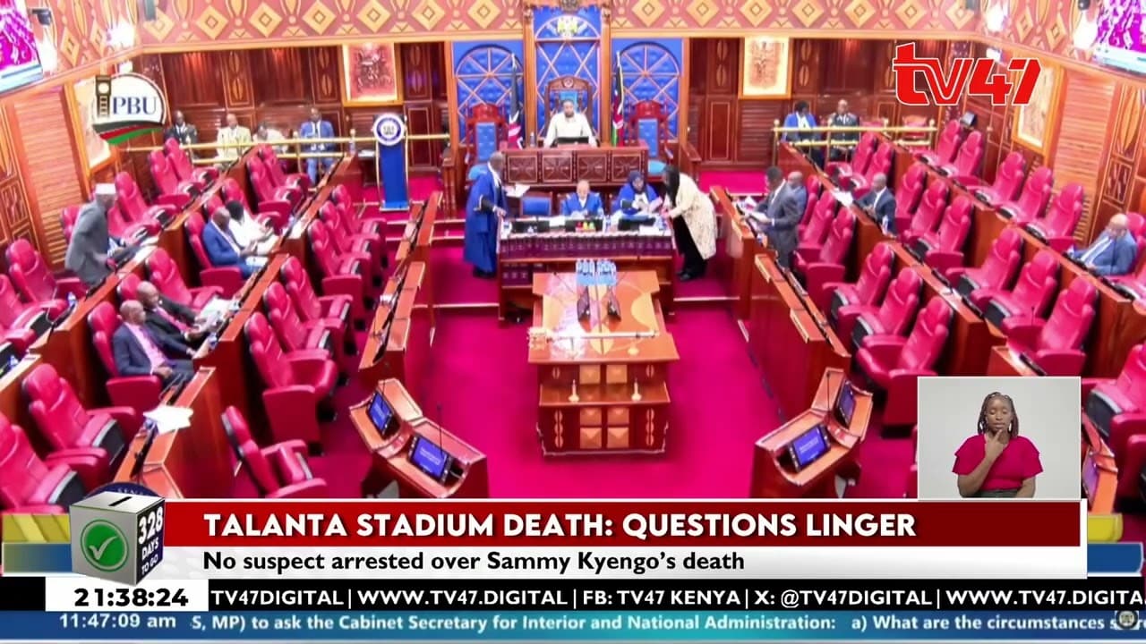 Interior Ministry answers questions on Talanta Stadium death with No suspect arrested