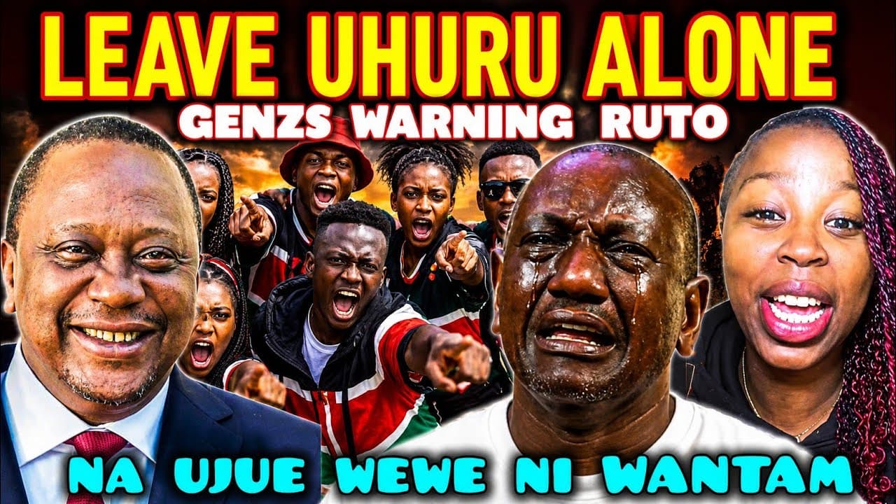 UNBELIEVABLE GenzS are WARNING Ruto AGAINST Using Uhuru's Name after Saying He Sponsors SIFUNA