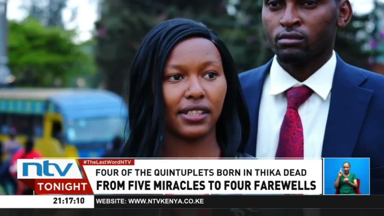 Juja family mourns loss of four newborns after mother delivers quintuplets